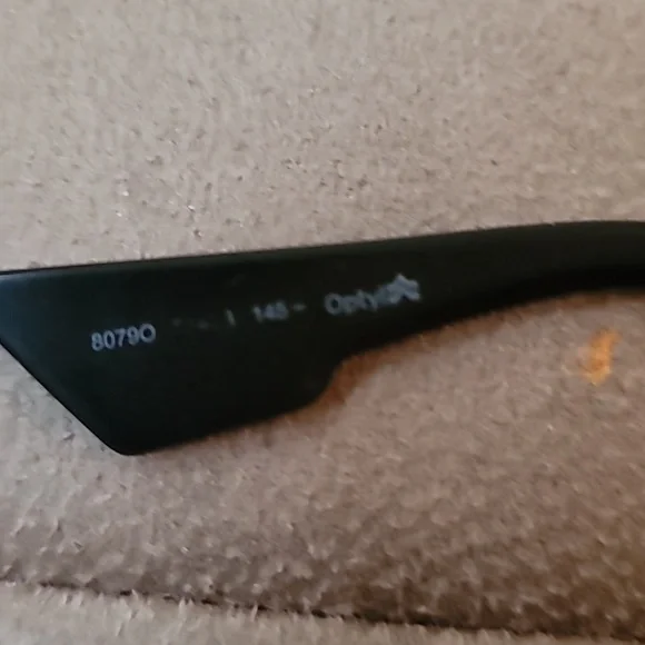 Vintage Christian Dior Elyse Black Square Abstract Sunglasses - Picture 5 of 7